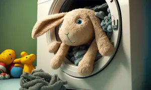 Jak wyprać pluszowego misia, aby nie uszkodzić jego materiału?