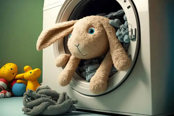Jak wyprać pluszowego misia, aby nie uszkodzić jego materiału?
